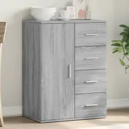 Puhvetkapp, Hall Sonoma Tamm, 59X39X80 cm Tehispuit