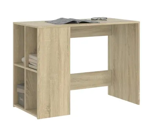 Rakstāmgalds, Ozolkoka Krāsa, 102X50X75 Cm, Inženierijas Koks Vidaxl