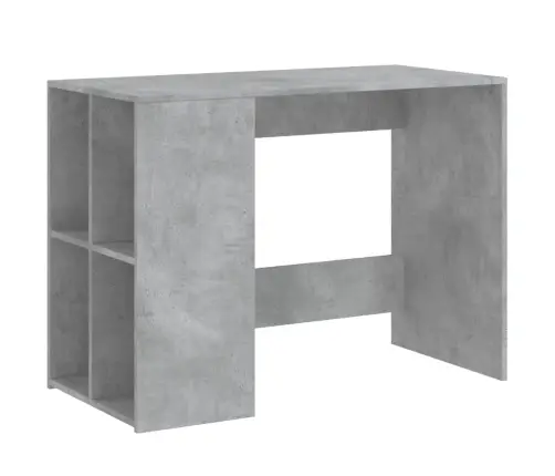 Rakstāmgalds, Betona Pelēks, 102X50X75 Cm, Inženierijas Koks Vidaxl