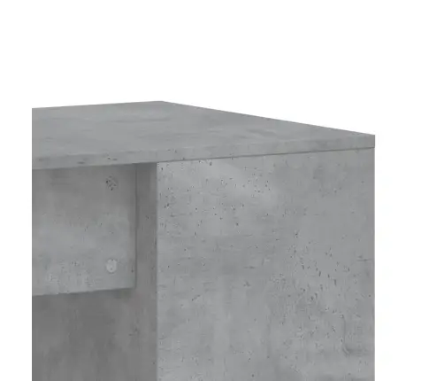 Rakstāmgalds, Betona Pelēks, 102X50X75 Cm, Inženierijas Koks Vidaxl