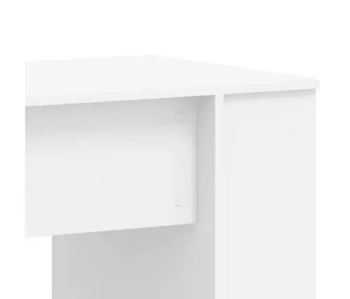 Kirjutuslaud, Valge, 140 X 50 X 75 cm Tehispuit