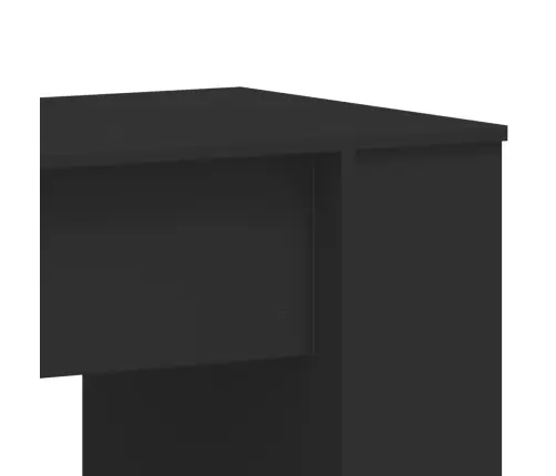 Rašomasis Stalas, Juodos Spalvos, 140X50X75cm Apdirbta Mediena