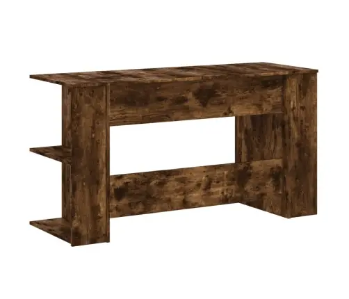 Rašomasis Stalas, Dūminio Ąžuolo, 140X50X75cm Apdirbta Mediena