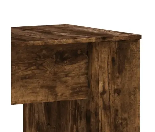 Rašomasis Stalas, Dūminio Ąžuolo, 140X50X75cm Apdirbta Mediena