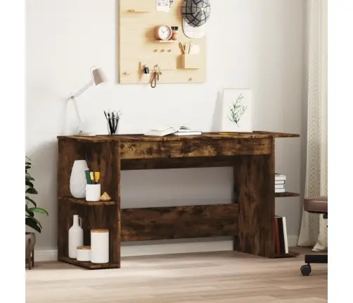 Rašomasis Stalas, Dūminio Ąžuolo, 140X50X75cm Apdirbta Mediena