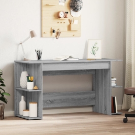 Rakstāmgalds, Pelēka Ozolkoka, 140X50X75 Cm, Inženierijas Koks Vidaxl