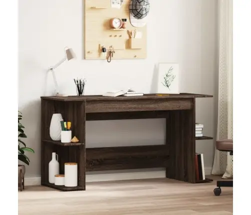 Rašomasis Stalas, Rudas Ąžuolo, 140X50X75cm Apdirbta Mediena