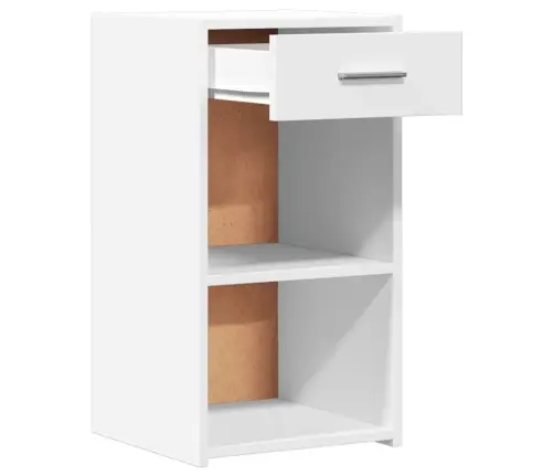 Öökapid 2 Tk, Valge, 35X34X65 cm Tehispuit