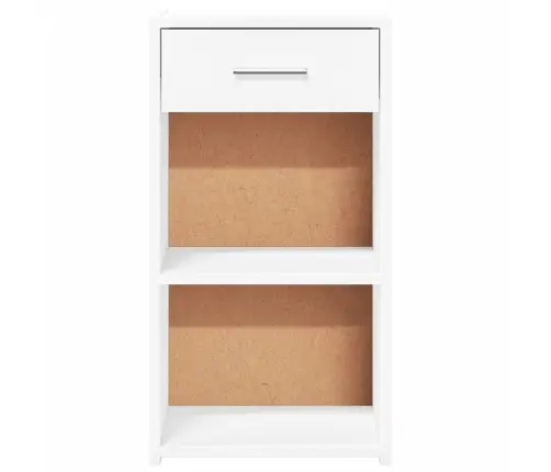 Öökapid 2 Tk, Valge, 35X34X65 cm Tehispuit