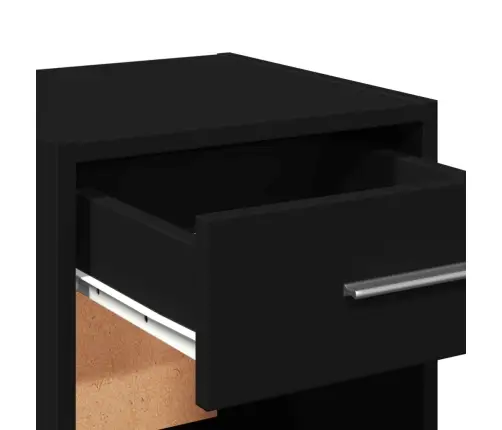 Öökapid 2 Tk, Must, 35X34X65 cm Tehispuit