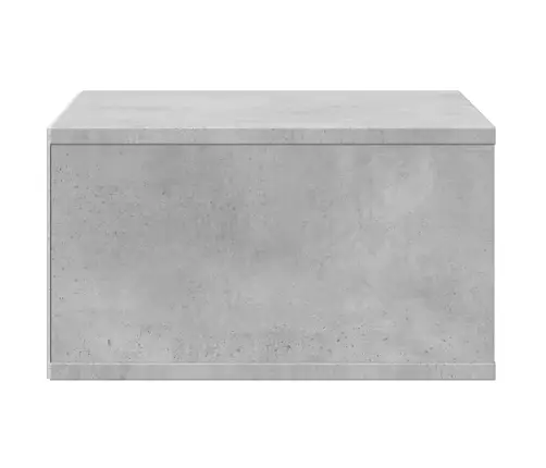 Printera Statīvs, Betonpelēks, 49X40X22,5 Cm, Inženierijas Koks Vidaxl