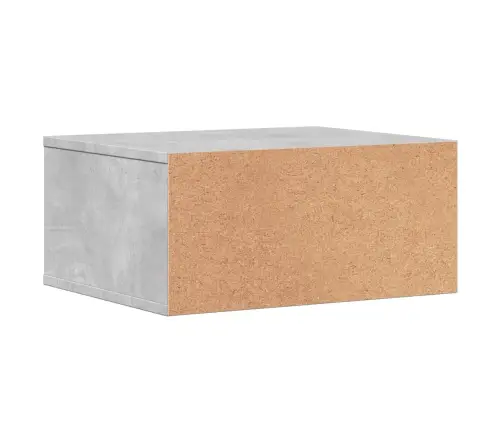 Printera Statīvs, Betonpelēks, 49X40X22,5 Cm, Inženierijas Koks Vidaxl
