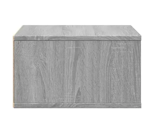 Printera Statīvs, Pelēks, 49X40X22,5 Cm, Inženierijas Koks Vidaxl