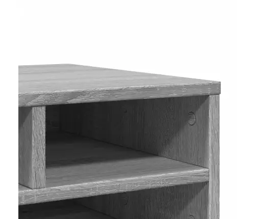 Printera Statīvs, Pelēks, 49X40X22,5 Cm, Inženierijas Koks Vidaxl