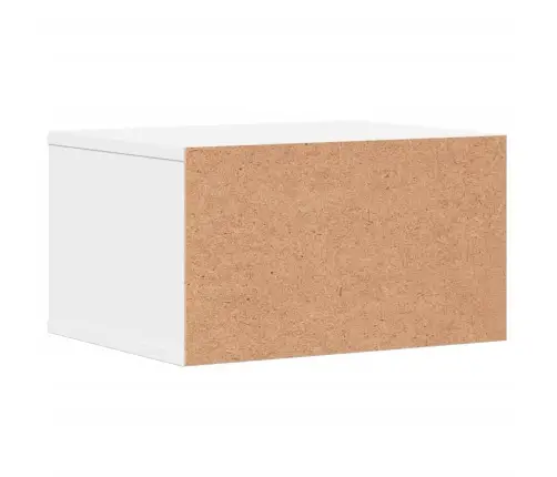 Printera Statīvs, Balts, 40X32X22,5 Cm, Inženierijas Koks Vidaxl