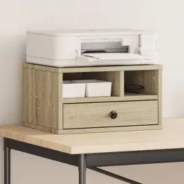 Printera Statīvs, Ozola Krāsa, 40X32X22,5 Cm, Inženierijas Koks Vidaxl