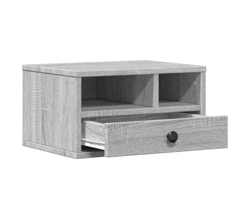 Spausdintuvo Stovas, Pilkas Ąžuolo, 40X32X22,5cm Mediena