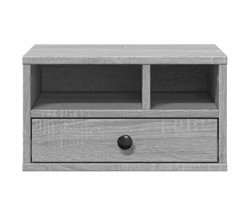 Spausdintuvo Stovas, Pilkas Ąžuolo, 40X32X22,5cm Mediena