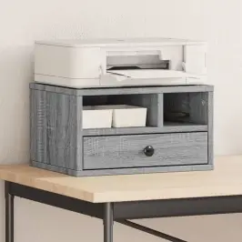 Spausdintuvo Stovas, Pilkas Ąžuolo, 40X32X22,5cm Mediena