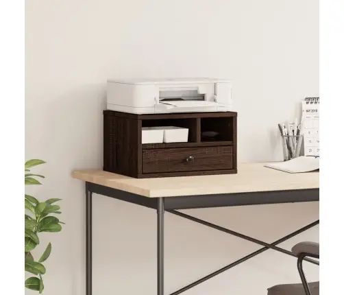 Spausdintuvo Stovas, Rudas Ąžuolo, 40X32X22,5cm Mediena