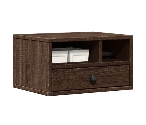 Spausdintuvo Stovas, Rudas Ąžuolo, 40X32X22,5cm Mediena