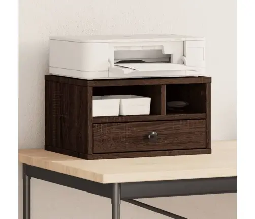 Spausdintuvo Stovas, Rudas Ąžuolo, 40X32X22,5cm Mediena