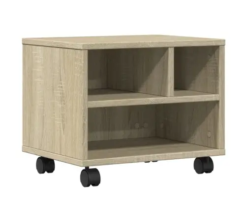 Ratastega Printerialus, Sonoma Tamm, 41X32X34,5 Cm