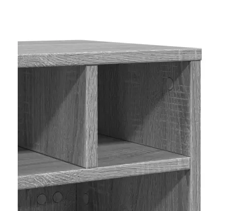 Printera Statīvs Ar Riteņiem, Pelēka Ozola, 41X32X34,5 Cm Vidaxl