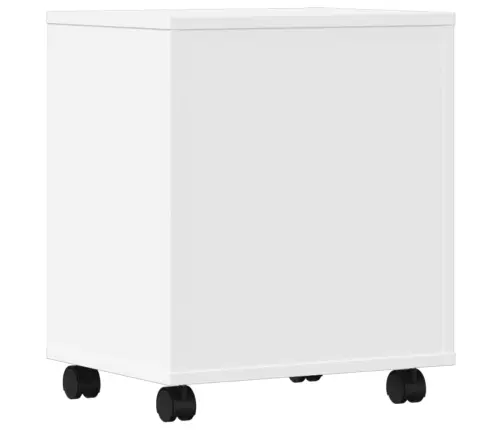 Ratastega Printerialus, Valge, 41 X 32 X 48 Cm