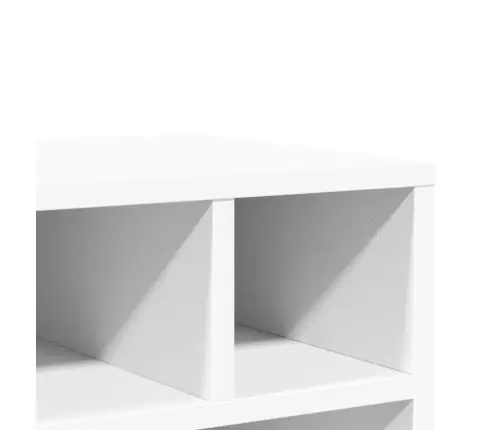 Ratastega Printerialus, Valge, 41 X 32 X 48 Cm