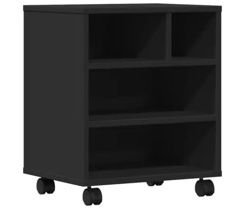 Ratastega Printerialus, Must, 41 X 32 X 48 Cm