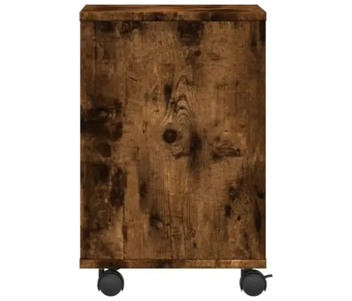 Printera Statīvs Ar Riteņiem, Ozolkoka Krāsā, 41X32X48 Cm Vidaxl