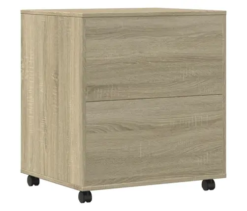 Ratastega Printerialus, Sonoma Tamm, 60X50X67 Cm