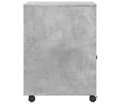 Spausdintuvo Stovas Su Ratukais, Betono Pilkas, 60X50X67Cm