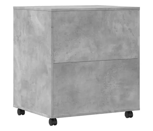 Spausdintuvo Stovas Su Ratukais, Betono Pilkas, 60X50X67Cm