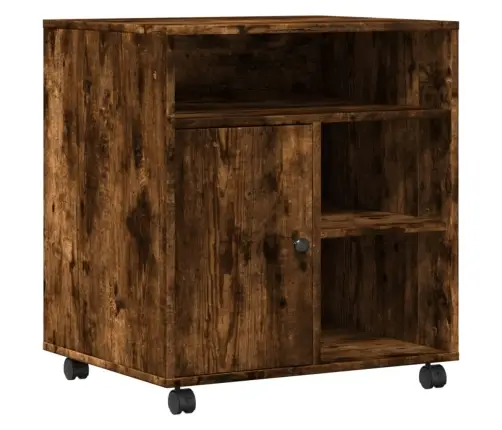 Ratastega Printerialus, Sonoma Tamm, 60X50X67 Cm