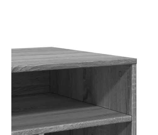 Printera Statīvs Ar Riteņiem, Pelēka Ozola, 60X50X67 Cm Vidaxl