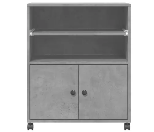 Ratastega Printerialus, Betoonhall, 60X48X74 Cm