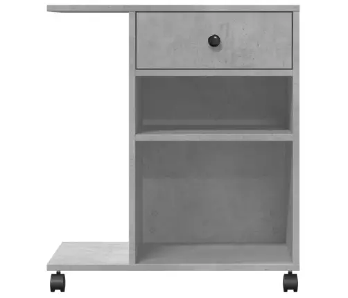 Spausdintuvo Stovas Su Ratukais, Betono Pilkas, 60X40X68,5Cm