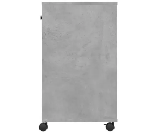 Spausdintuvo Stovas Su Ratukais, Betono Pilkas, 60X40X68,5Cm