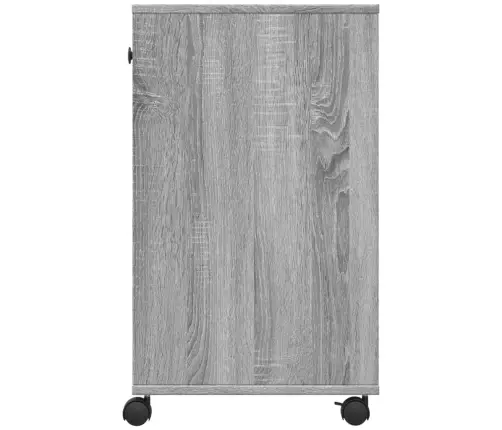 Ratastega Printerialus, Hall Sonoma Tamm, 60X40X68,5 Cm