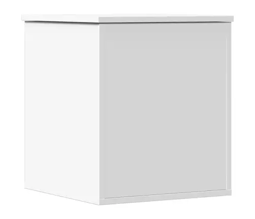 Hoiukast, Valge, 40X42X46 cm Tehispuit