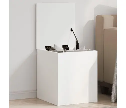 Hoiukast, Valge, 40X42X46 cm Tehispuit