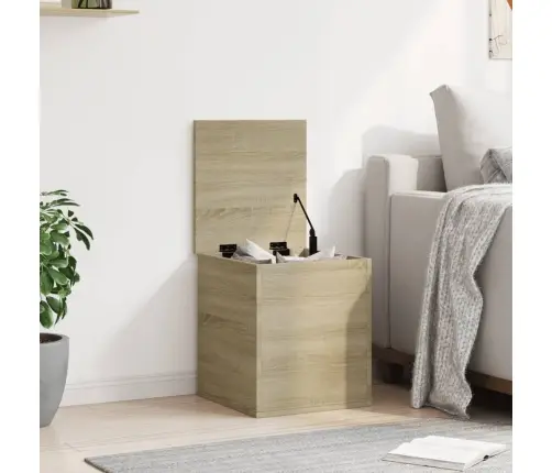 Kaste, 40X42X46 Cm, Inženierijas Koks, Sonomas Ozolkoka Vidaxl