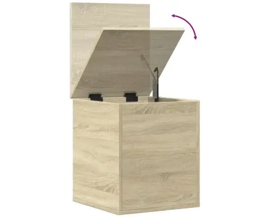 Kaste, 40X42X46 Cm, Inženierijas Koks, Sonomas Ozolkoka Vidaxl