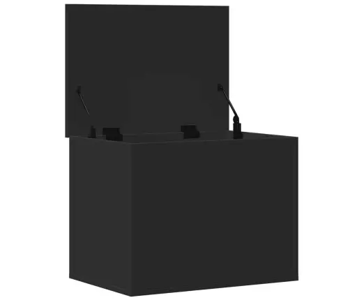 Daiktadėžė, Juodos Spalvos, 60X42X46cm Apdirbta Mediena