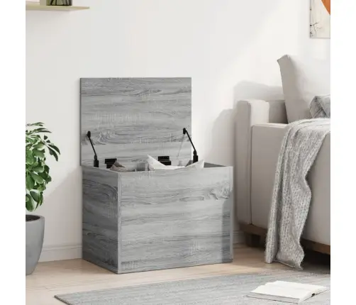 Daiktadėžė, Pilka Ąžuolo, 60X42X46cm Apdirbta Mediena