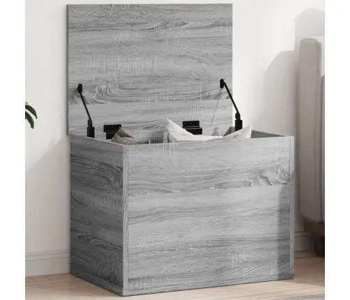 Daiktadėžė, Pilka Ąžuolo, 60X42X46cm Apdirbta Mediena