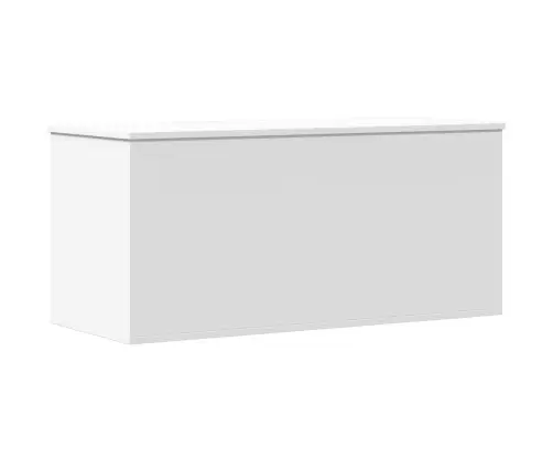 Uzglabāšanas Kaste, Balta, 100X42X46 Cm, Inženierijas Koks Vidaxl