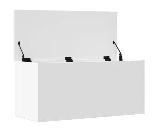 Uzglabāšanas Kaste, Balta, 100X42X46 Cm, Inženierijas Koks Vidaxl